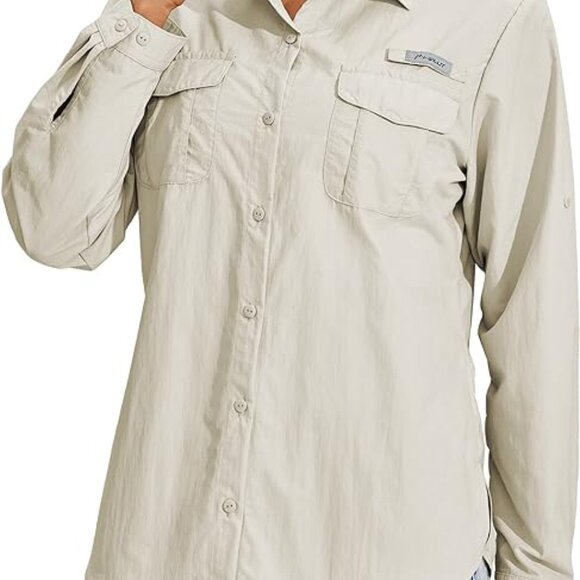Willit Fishing Hiking Outdoor Women’s UPF 50+ Long Sleeves Shirt Size X-Large - Picture 1 of 16